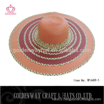 lady's floppy braided hat lady hat ladies dress hats wholesale